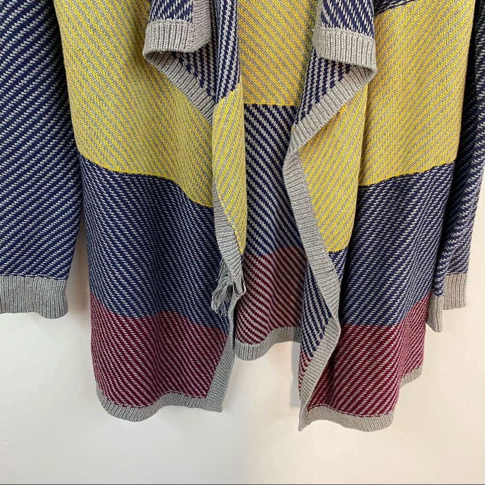CAbi Style 467 Color Block Blanket Cardigan - Picture 4 of 11